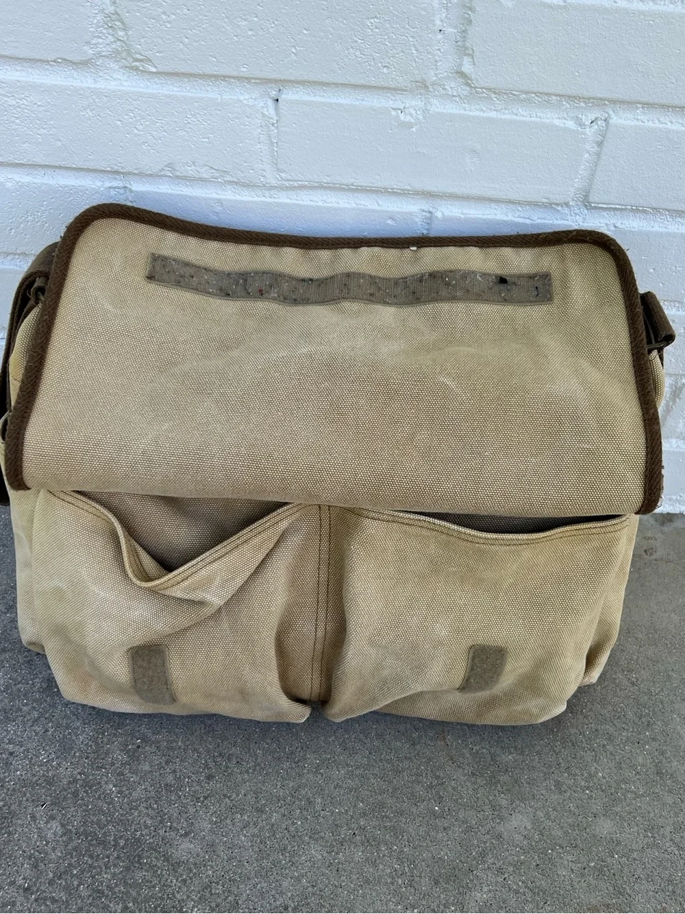Old Navy Vintage Canvas Crossbody Satchel